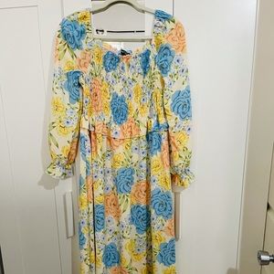 Colorful floral dress